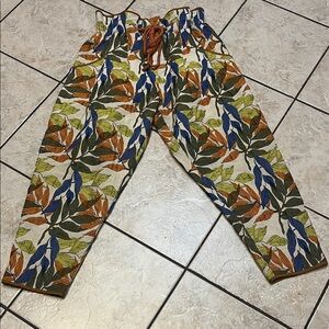 LOVE BINETTI “Amarante” printed Walk On Pants XS